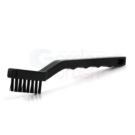 H1 No. 4 Channel Strip Brush .010 Bristle D Black 100% Conductive